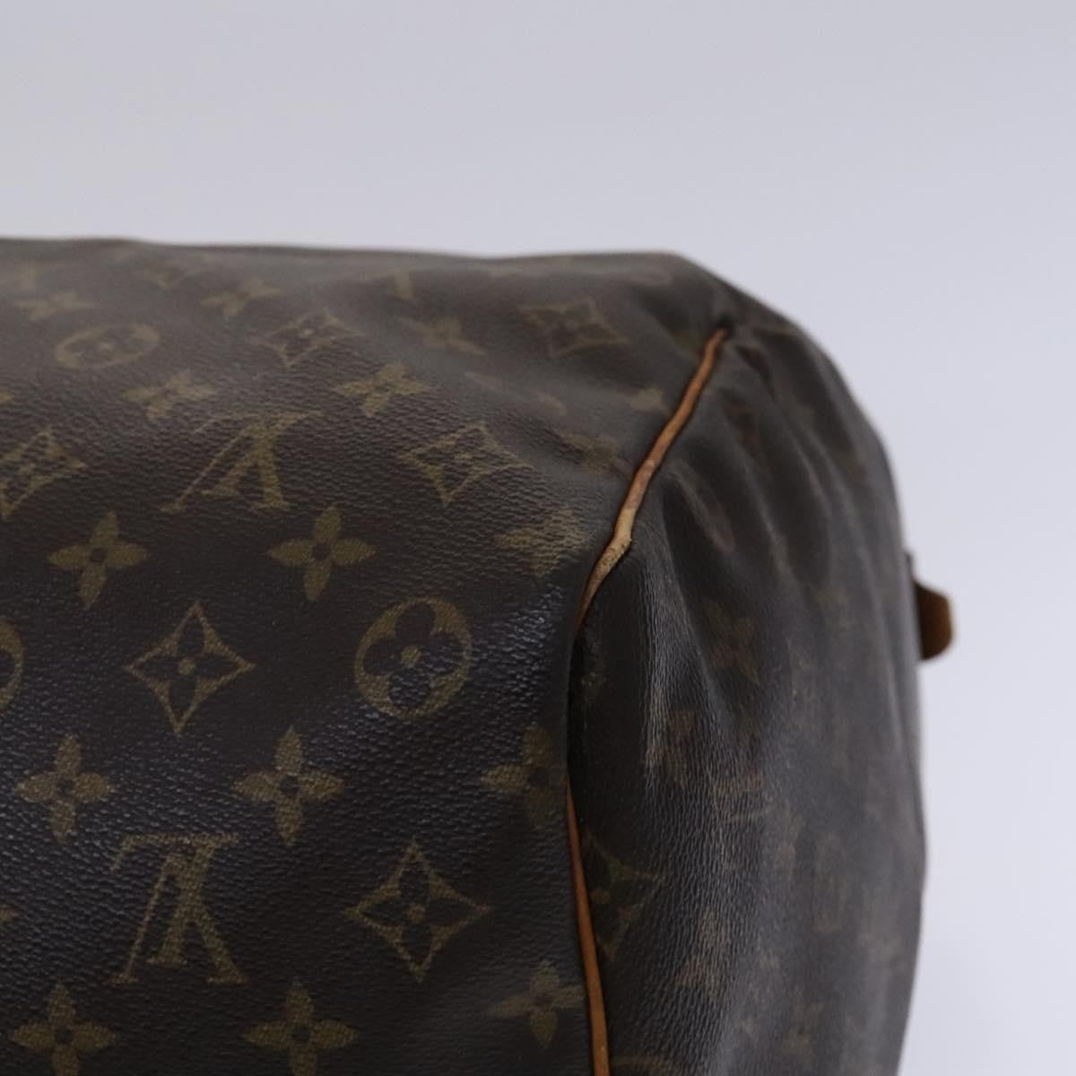 Louis Vuitton Keepall Bag Monogram Canvas Brown Canvas Travel Bag Bag (Pre-Owned)