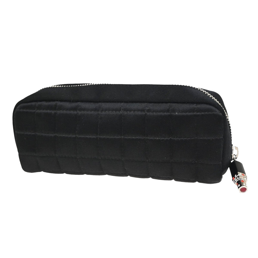Chanel Chocolate Bar Clutch Nylon Black Nylon Clutche & Pouche Bag (Pre-Owned)