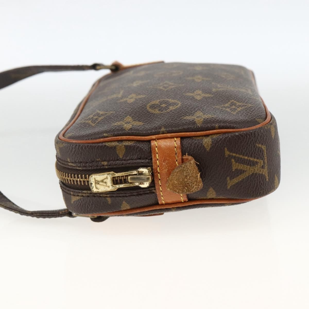 Louis Vuitton Pochette Marly Bandouliere Bag Monogram Canvas Brown Canvas Shoulder Bag Bag (Pre-Owned)