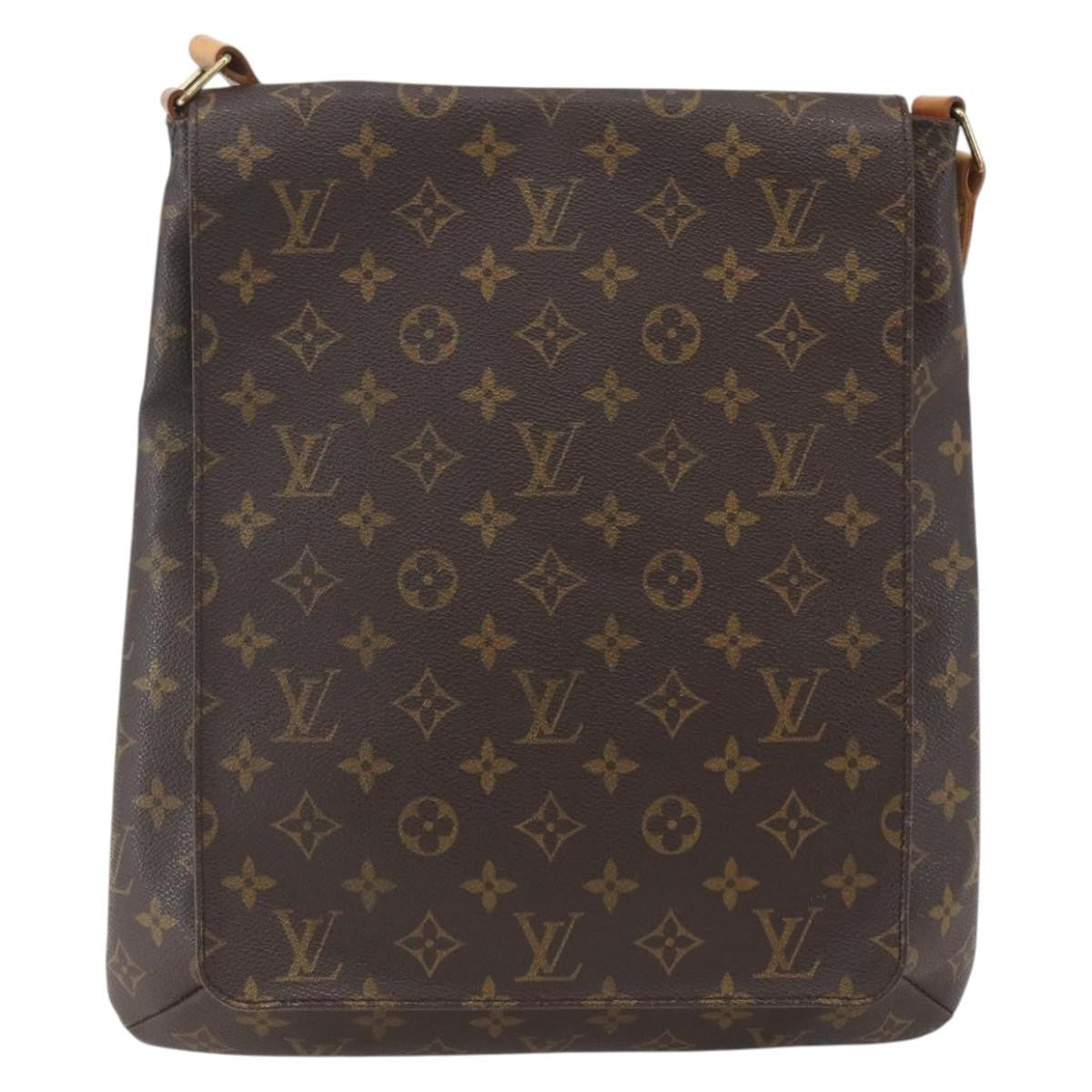 Louis Vuitton Musette Salsa Handbag Monogram Canvas Brown Canvas Shoulder Bag Bag (Pre-Owned)