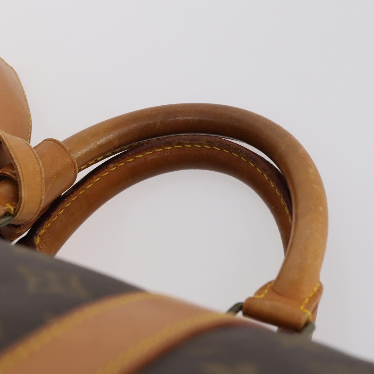 Louis Vuitton Keepall Bag Monogram Canvas Brown Canvas Travel Bag Bag (Pre-Owned)