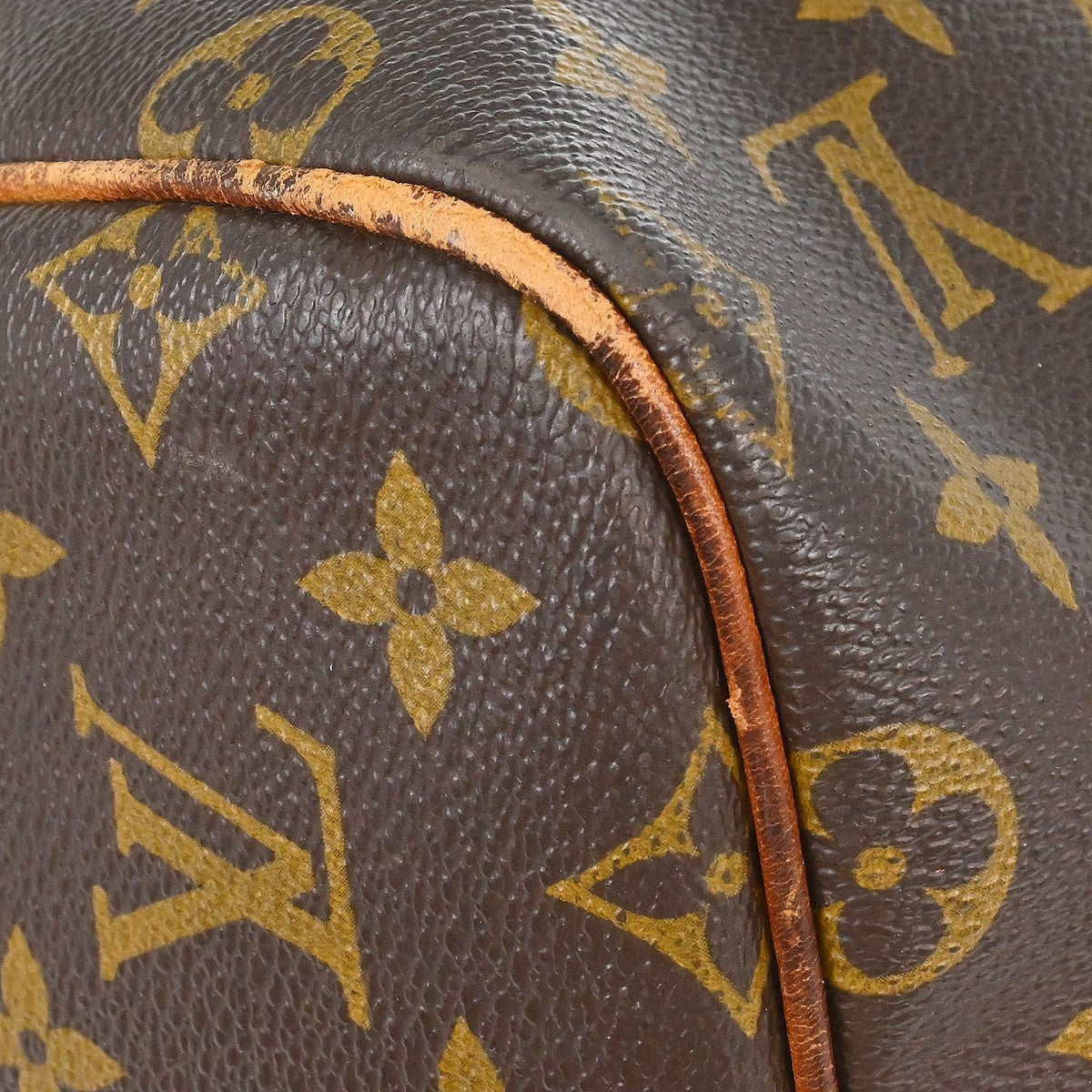 Louis Vuitton Keepall Bag Monogram Canvas Brown Canvas Travel Bag Bag (Pre-Owned)
