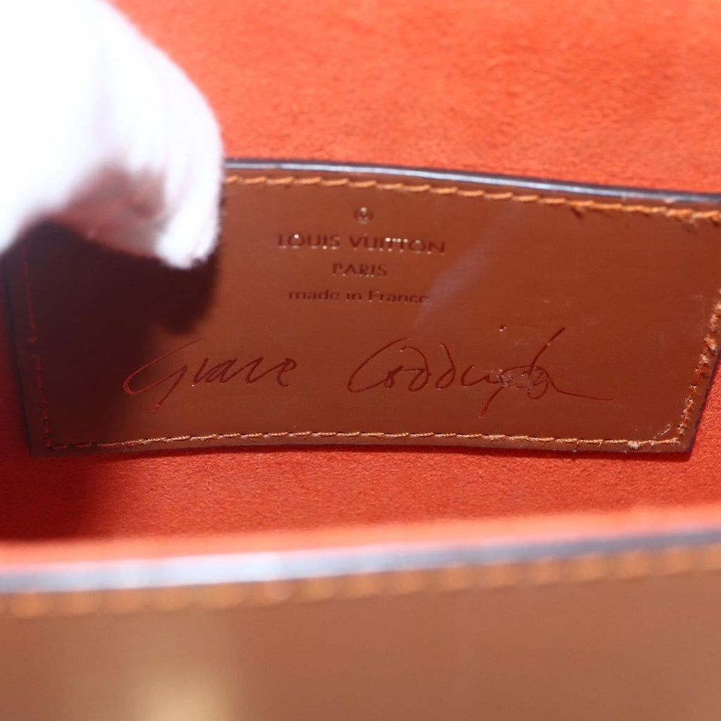 Louis Vuitton Twist Handbag Limited Edition Grace Coddington Catogram Canvas Brown Canvas Shoulder Bag Bag (Pre-Owned)