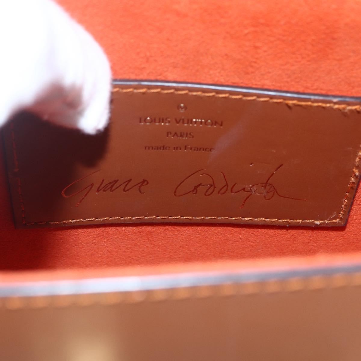 Louis Vuitton Twist Handbag Limited Edition Grace Coddington Catogram Canvas Brown Canvas Shoulder Bag Bag (Pre-Owned)