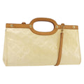 Louis Vuitton Roxbury Drive Handbag Monogram Vernis Yellow Patent_Leather Handbag (Pre-Owned)