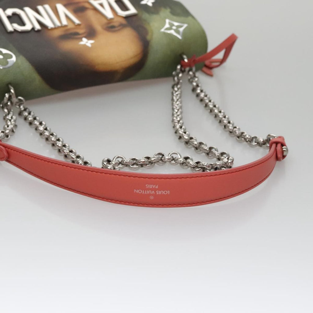 Louis Vuitton Chain Shoulder Bag Limited Edition Jeff Koons Da Vinci Print Canvas Multicolour Canvas Shoulder Bag Bag (Pre-Owned)