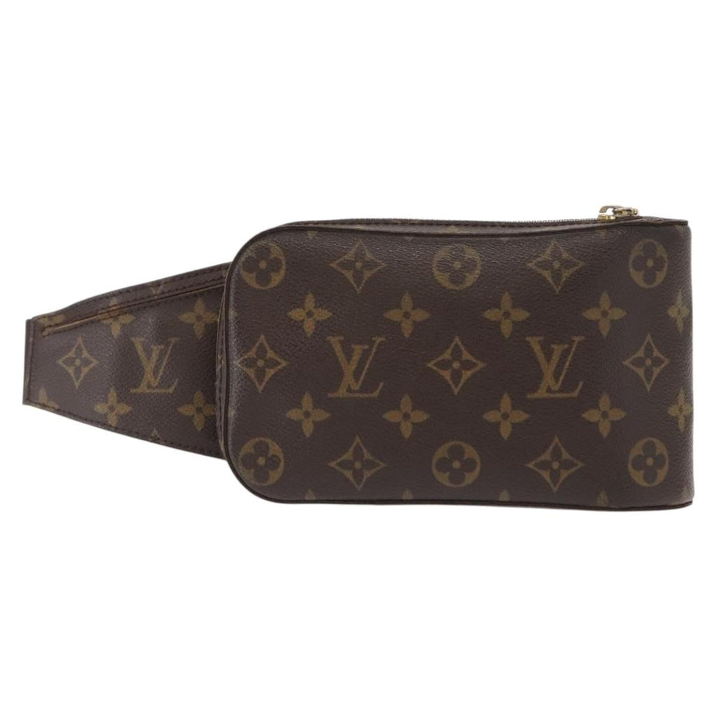 Louis Vuitton Geronimos Waist Bag Monogram Canvas Brown Canvas Shoulder Bag Bag (Pre-Owned)