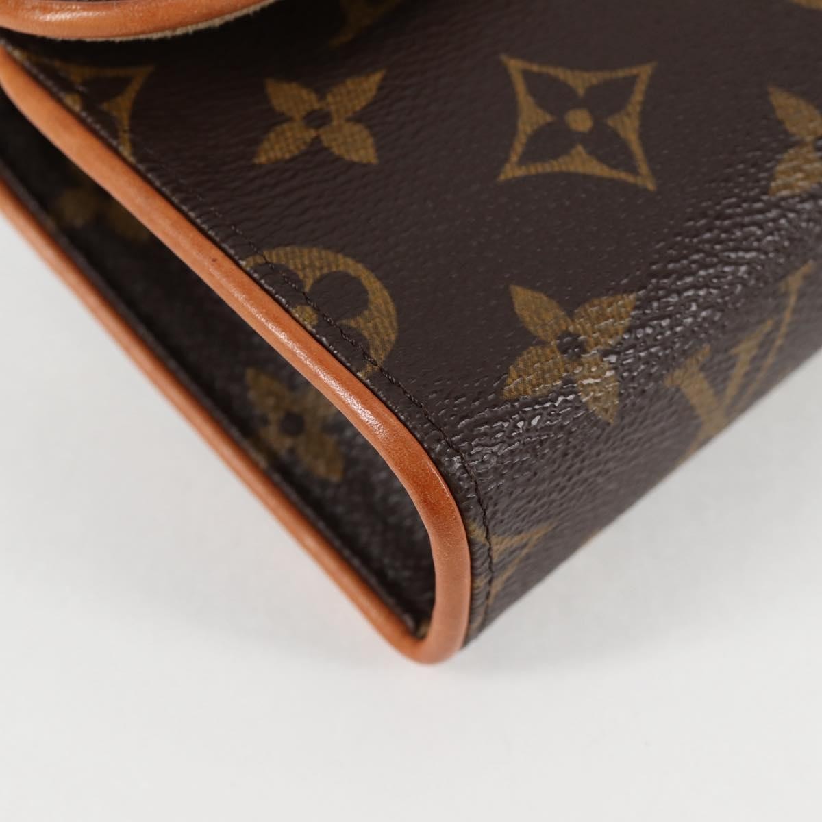 Louis Vuitton Florentine Waist Bag Monogram Canvas Brown Canvas Clutche & Pouche Bag (Pre-Owned)