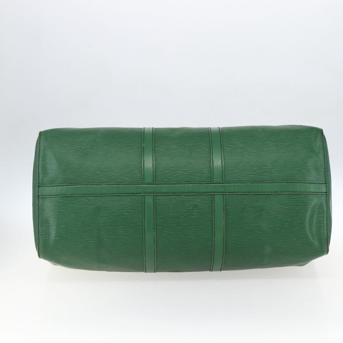 Louis Vuitton Keepall Bag Epi Leather Green Epi Leather Travel Bag Bag (Pre-Owned)