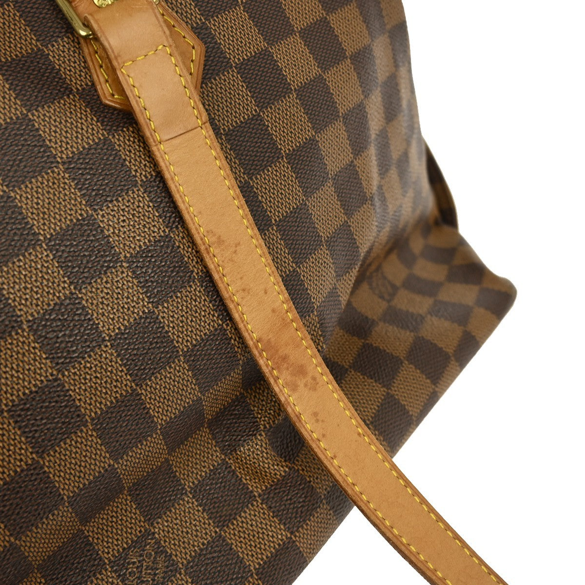 Louis Vuitton Chelsea Handbag Centenaire Damier Brown Canvas Tote Bag Bag (Pre-Owned)