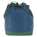 Louis Vuitton Bicolor Noe Handbag Epi Leather Blue Leather Shoulder Bag Bag (Pre-Owned)