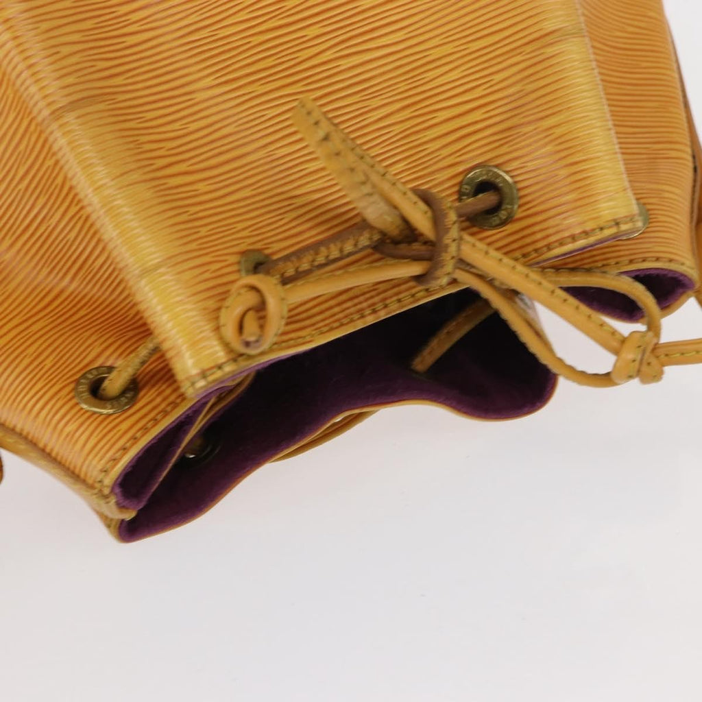 Louis Vuitton Noe Handbag Epi Leather Yellow Leather Shoulder Bag Bag (Pre-Owned)