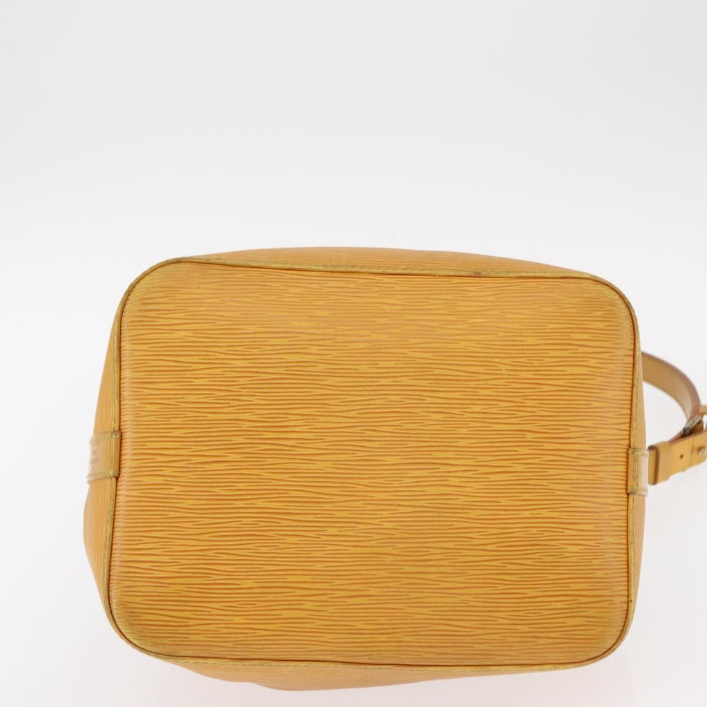 Louis Vuitton Petit Noe Handbag Epi Leather Yellow Leather Shoulder Bag Bag (Pre-Owned)