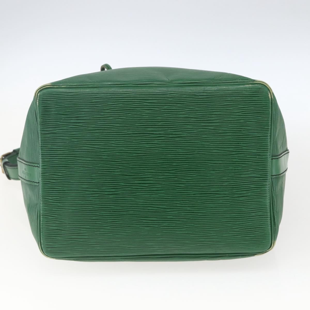 Louis Vuitton Petit Noe Handbag Epi Leather Green Leather Shoulder Bag Bag (Pre-Owned)