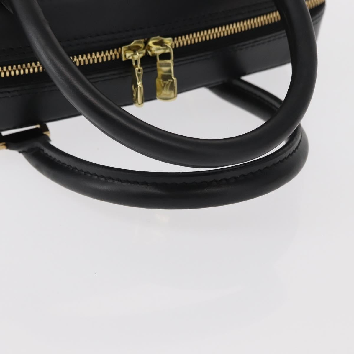 Louis Vuitton Sablons Handbag Epi Leather Black Leather Handbag (Pre-Owned)
