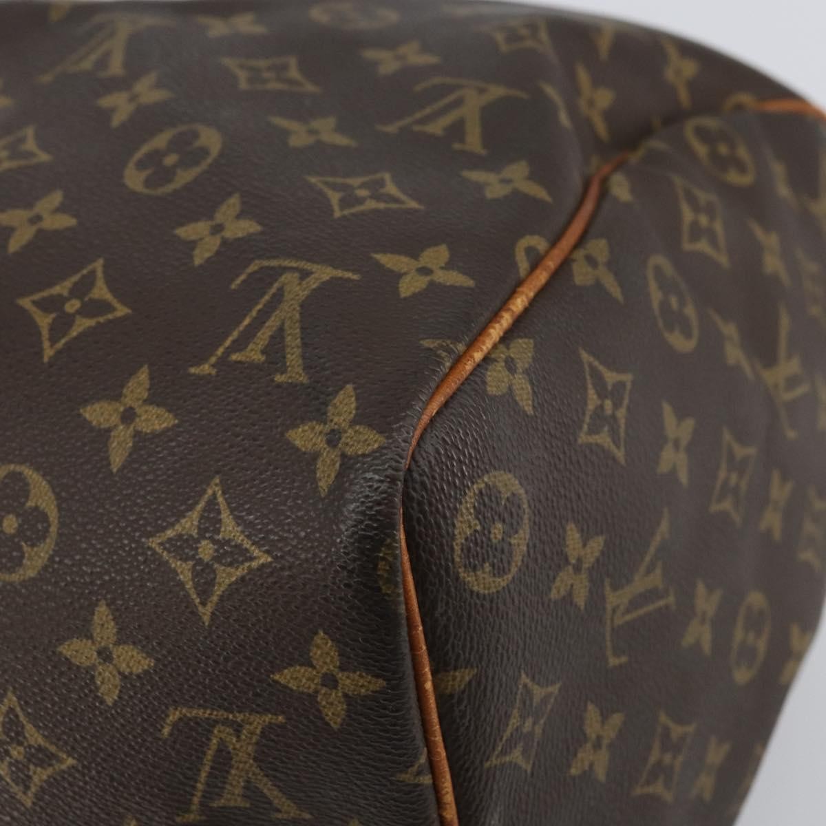 Louis Vuitton Keepall Bag Monogram Canvas Brown Canvas Travel Bag Bag (Pre-Owned)