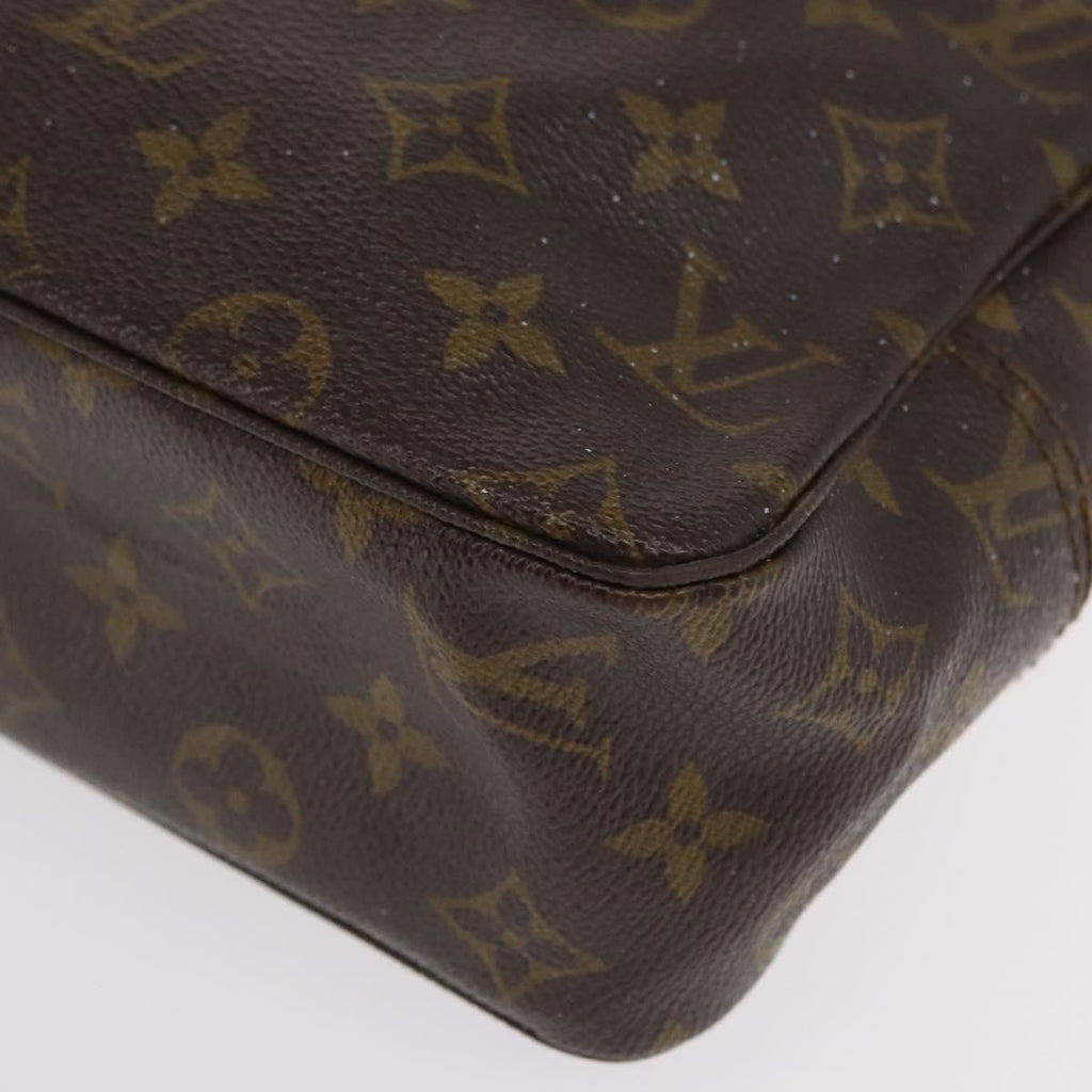 Louis Vuitton Trousse Toiletry Pouch Monogram Canvas Brown Canvas Toiletry Case Accessory (Pre-Owned)