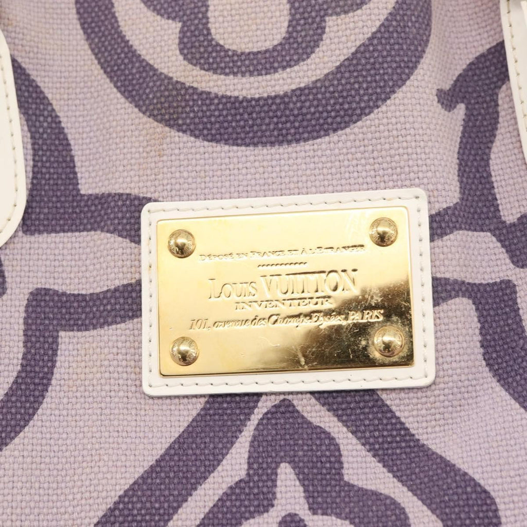 Louis Vuitton Tahitienne Cabas Canvas Purple Canvas Tote Bag Bag (Pre-Owned)