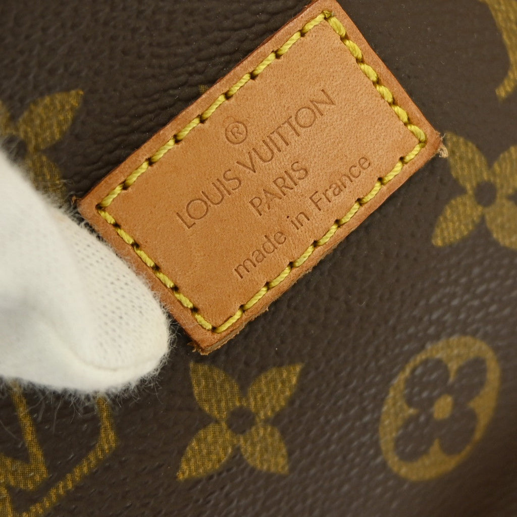 Louis Vuitton Saumur Handbag Monogram Canvas Brown Canvas Shoulder Bag Bag (Pre-Owned)