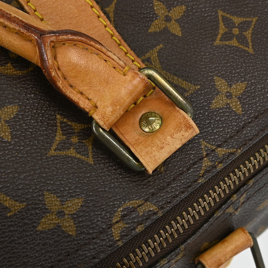 Louis Vuitton Keepall Bag Monogram Canvas Brown Canvas Travel Bag Bag (Pre-Owned)