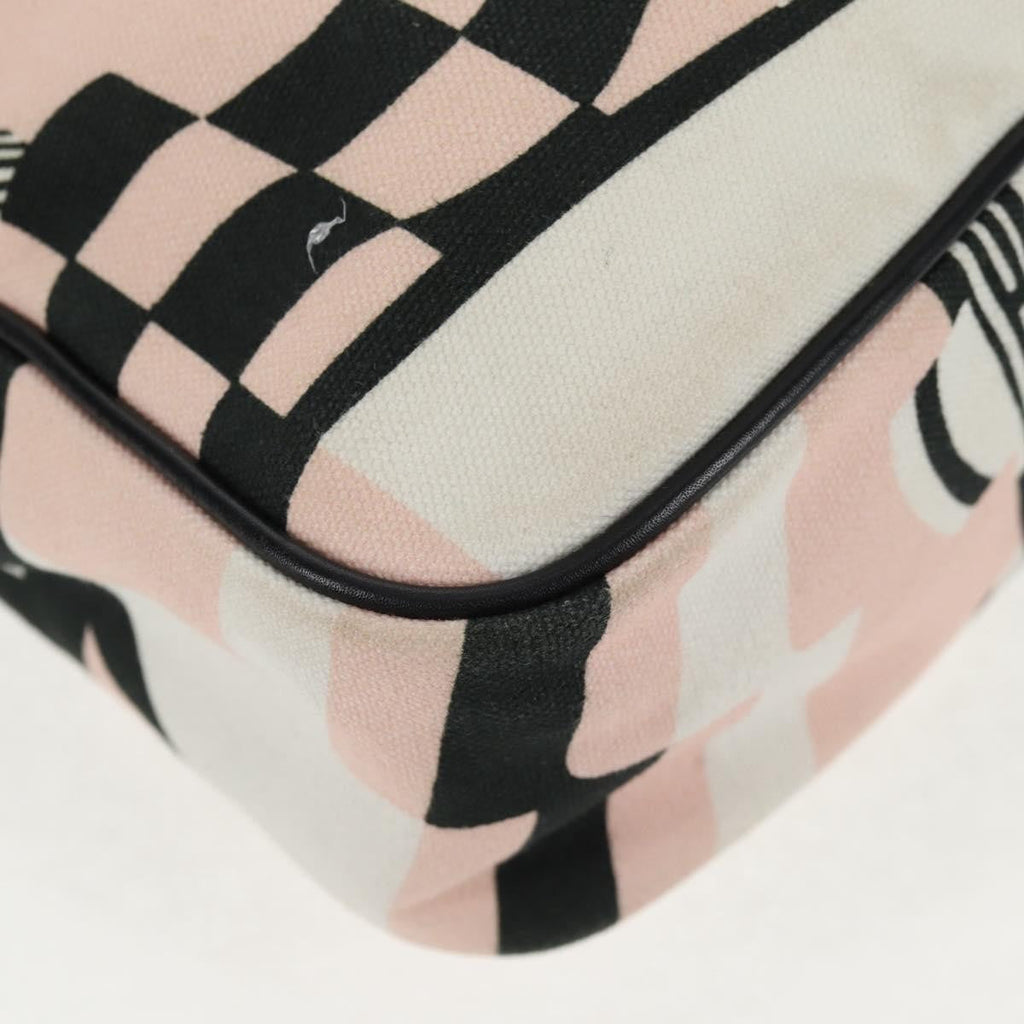 Chanel La Pausa Bay Camera Case Bag Printed Canvas Pink Canvas Bag (Pre-Owned)
