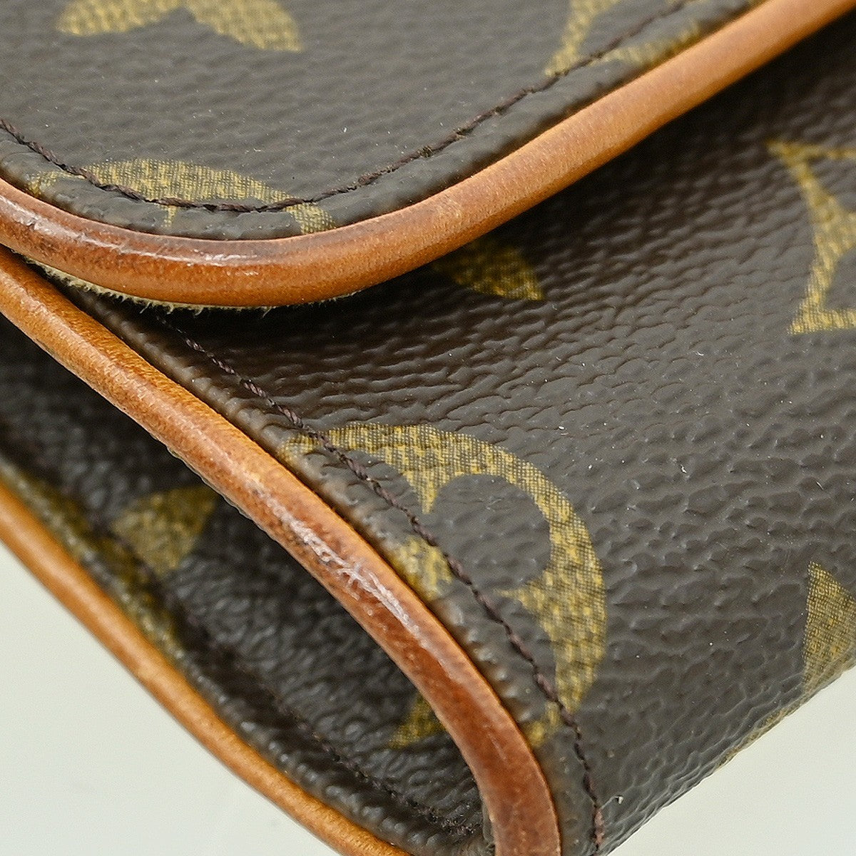 Louis Vuitton Twin Handbag Monogram Canvas Brown Canvas Clutche & Pouche Bag (Pre-Owned)