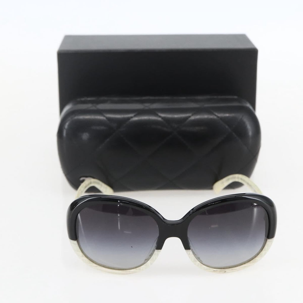 Chanel Chanel Logo Sunglasses Eye Wear Plastic Black Plastic Sunglasse Accessory (Pre-Owned)