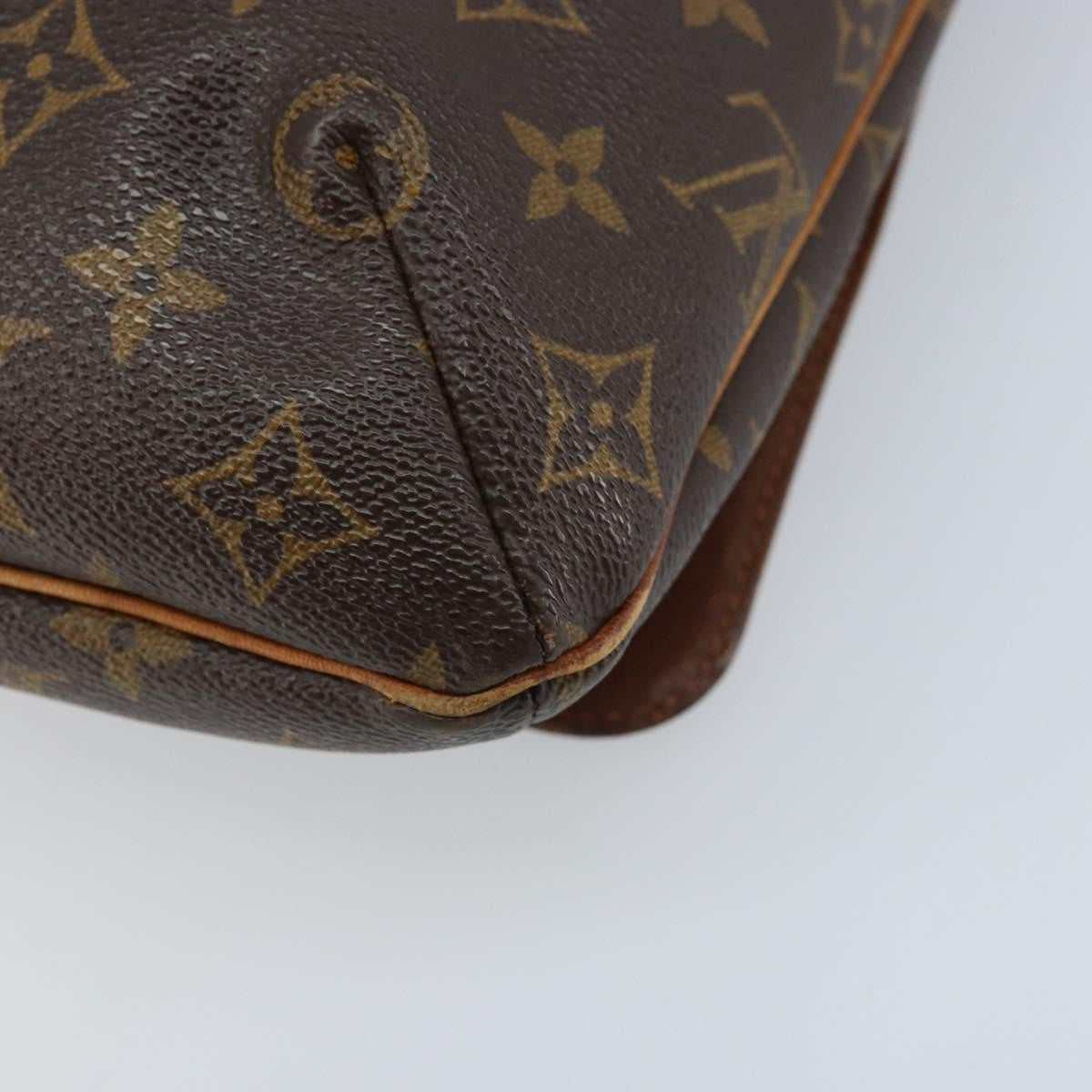 Louis Vuitton Musette Handbag Monogram Canvas Brown Canvas Shoulder Bag Bag (Pre-Owned)