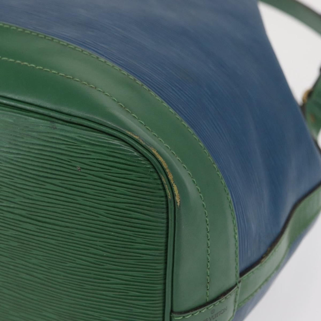 Louis Vuitton Bicolor Noe Handbag Epi Leather Blue Leather Shoulder Bag Bag (Pre-Owned)