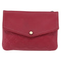 Louis Vuitton Twice Handbag Monogram Empreinte Leather Burgundy Leather Shoulder Bag Bag (Pre-Owned)