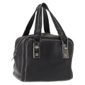Chanel Cc Bowler Quilted Caviar Black Leather Handbag (Pre-Owned)