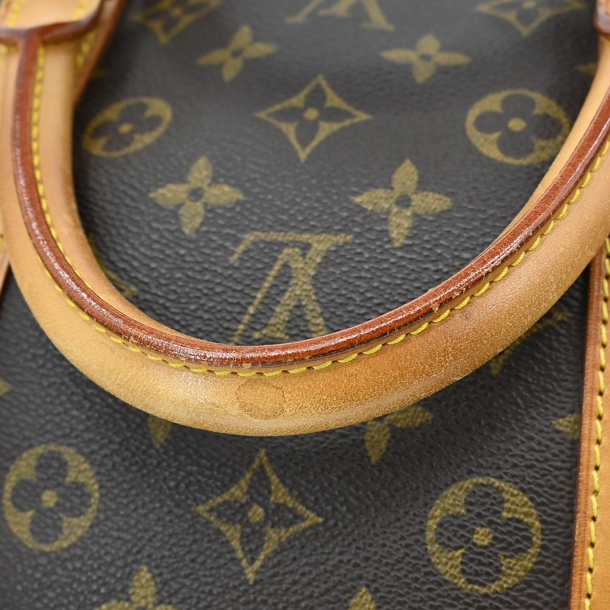 Louis Vuitton Keepall Bag Monogram Canvas Brown Canvas Travel Bag Bag (Pre-Owned)
