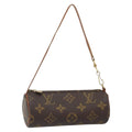 Louis Vuitton Papillon Pochette Monogram Canvas Brown Canvas Clutche & Pouche Bag (Pre-Owned)