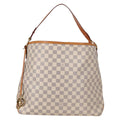 Louis Vuitton Delightful Nm Handbag Damier White Canvas Bag (Pre-Owned)