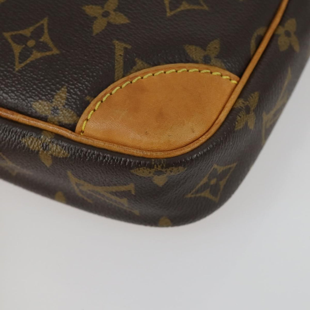 Louis Vuitton Danube Handbag Monogram Canvas Brown Canvas Shoulder Bag Bag (Pre-Owned)