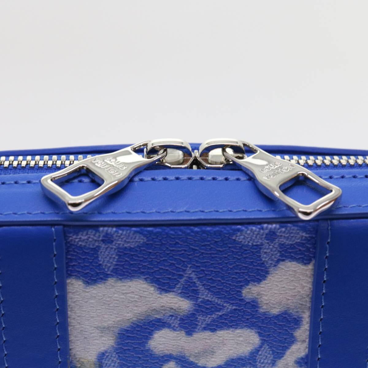 Louis Vuitton Soft Trunk Wallet Limited Edition Monogram Clouds Blue Canvas Bag (Pre-Owned)
