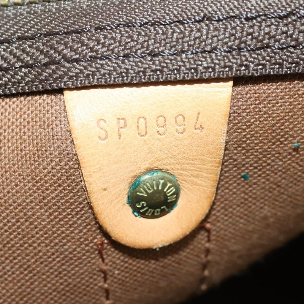 Louis Vuitton Keepall Bag Monogram Canvas Brown Canvas Travel Bag Bag (Pre-Owned)