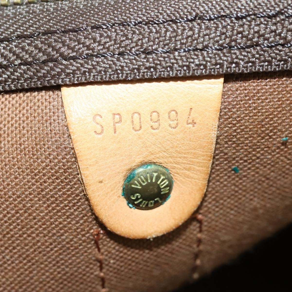 Louis Vuitton Keepall Bag Monogram Canvas Brown Canvas Travel Bag Bag (Pre-Owned)