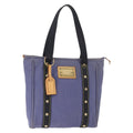 Louis Vuitton Antigua Tote Canvas Blue Canvas Tote Bag Bag (Pre-Owned)