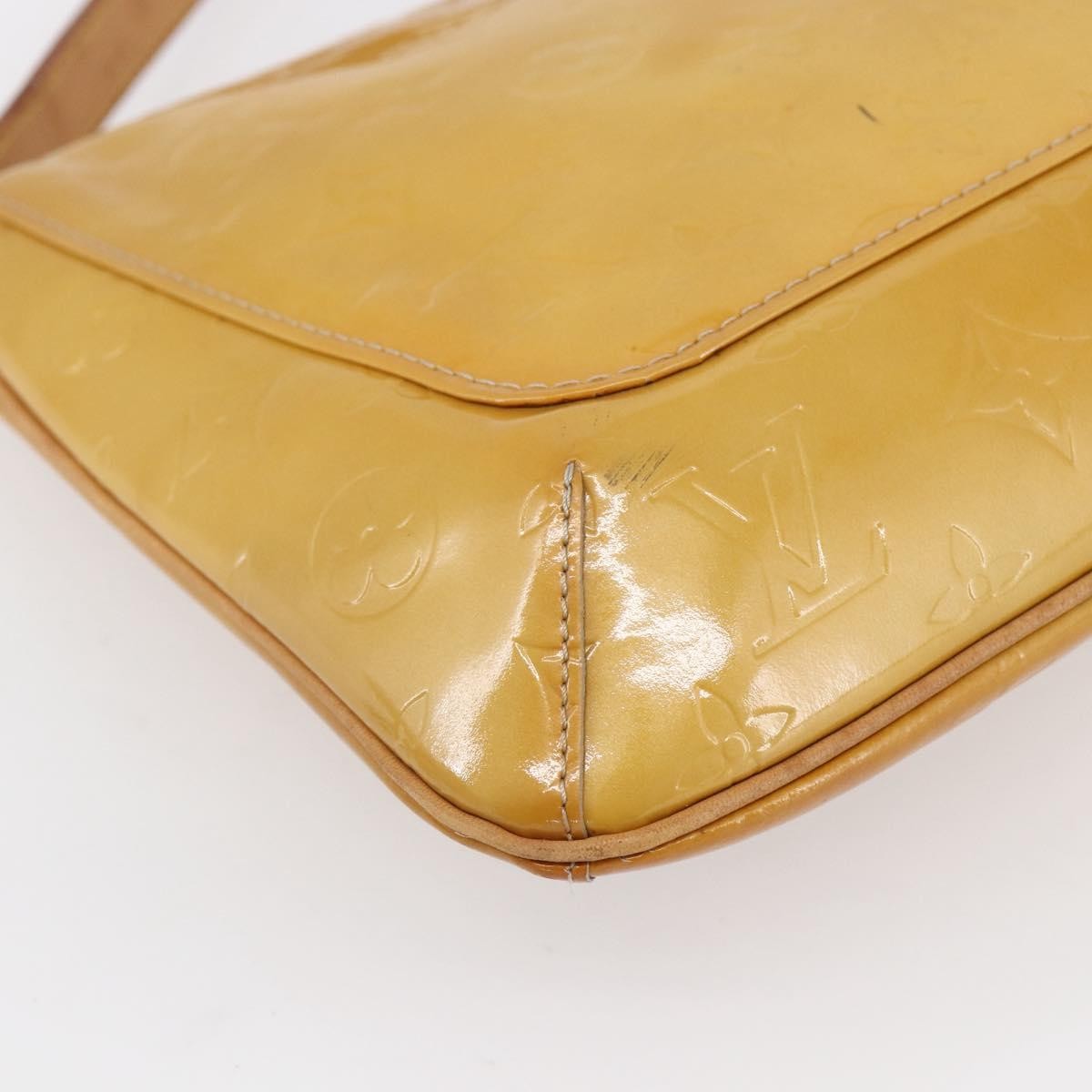 Louis Vuitton Thompson Street Handbag Monogram Vernis Beige Patent_Leather Shoulder Bag Bag (Pre-Owned)
