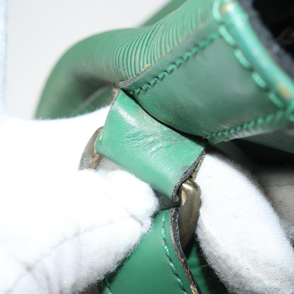 Louis Vuitton Petit Noe Handbag Epi Leather Green Leather Shoulder Bag Bag (Pre-Owned)