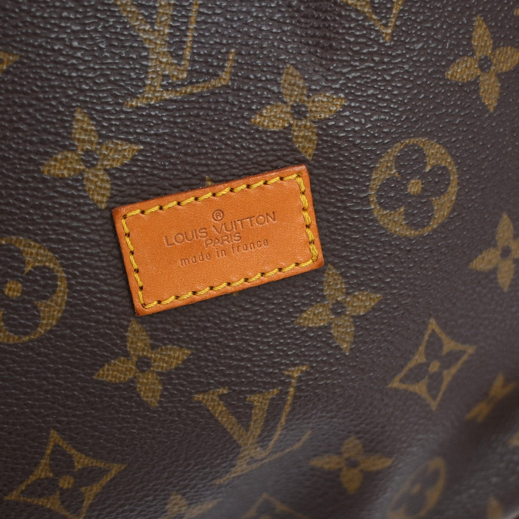 Louis Vuitton Saumur Handbag Monogram Canvas Brown Canvas Shoulder Bag Bag (Pre-Owned)