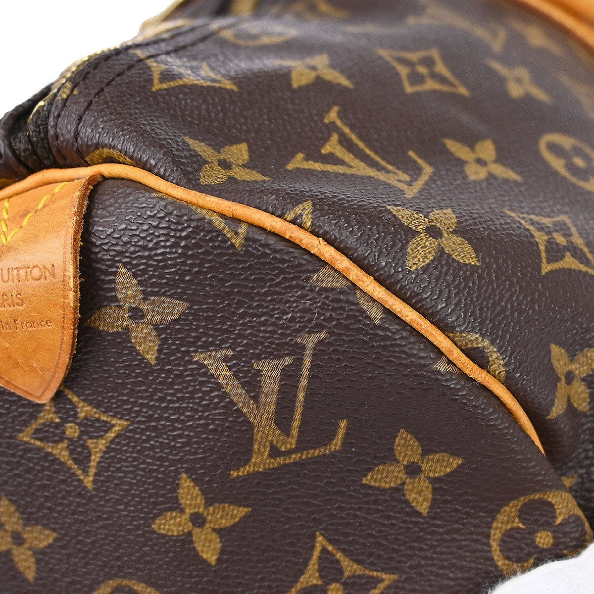 Louis Vuitton Keepall Bag Monogram Canvas Brown Canvas Travel Bag Bag (Pre-Owned)