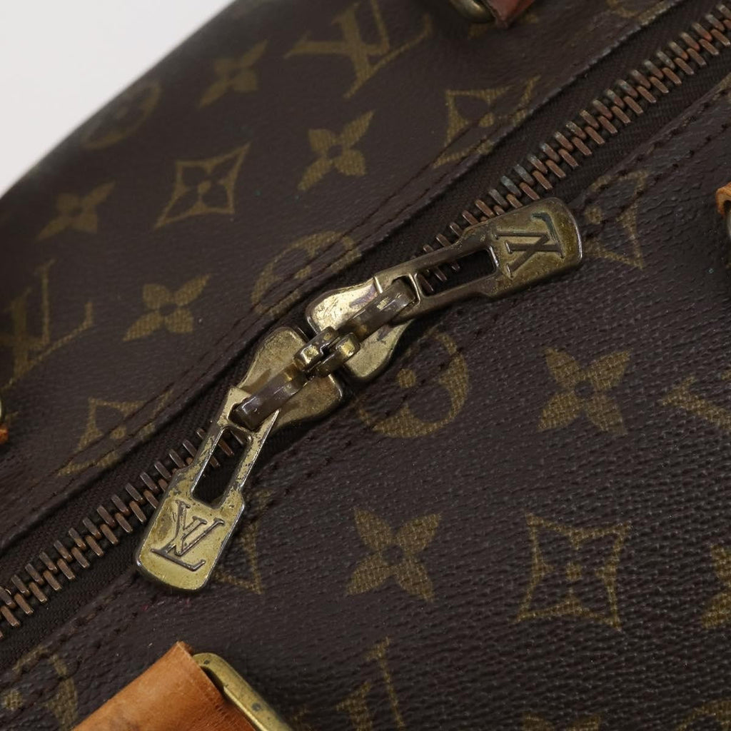 Louis Vuitton Keepall Bag Monogram Canvas Brown Canvas Travel Bag Bag (Pre-Owned)