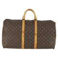 Louis Vuitton Keepall Bag Monogram Canvas Brown Canvas Travel Bag Bag (Pre-Owned)