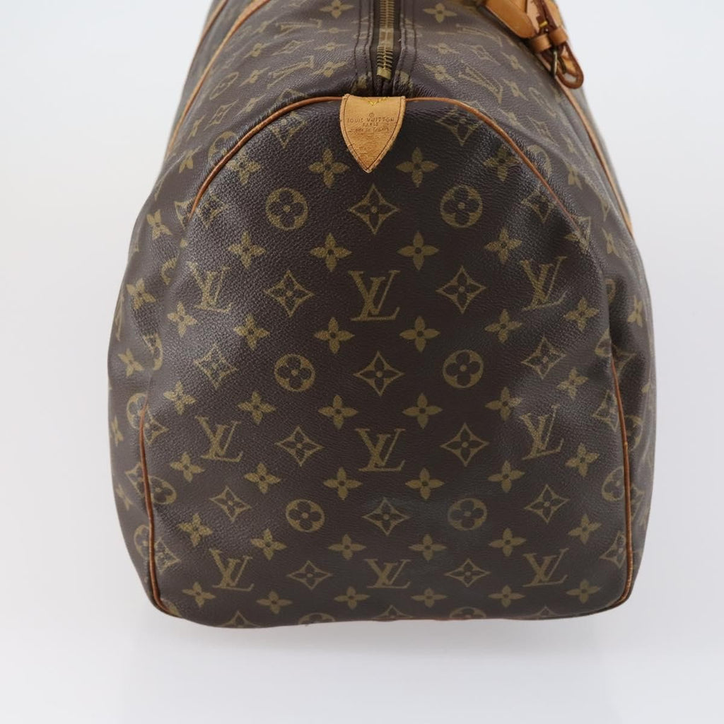 Louis Vuitton Keepall Bag Monogram Canvas Brown Canvas Travel Bag Bag (Pre-Owned)