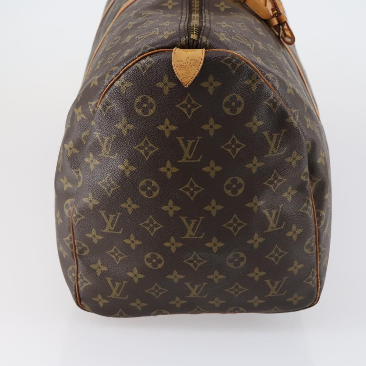 Louis Vuitton Keepall Bag Monogram Canvas Brown Canvas Travel Bag Bag (Pre-Owned)
