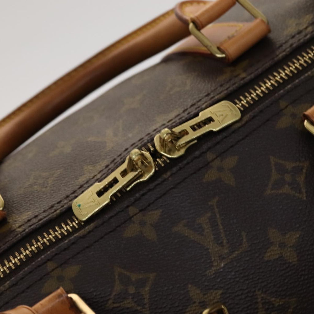Louis Vuitton Keepall Bag Monogram Canvas Brown Canvas Travel Bag Bag (Pre-Owned)