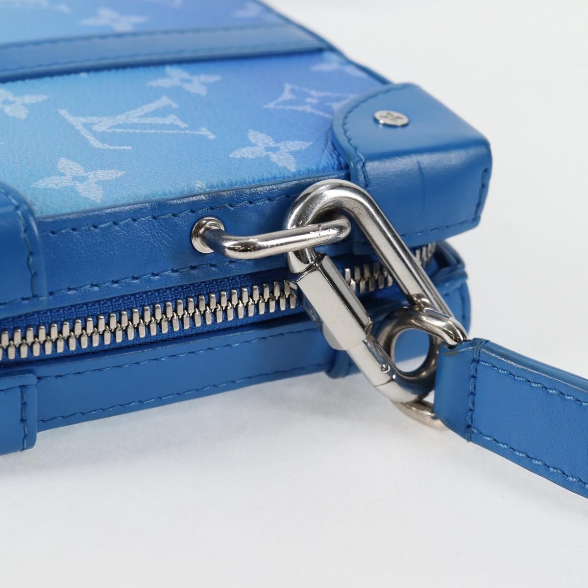 Louis Vuitton Soft Trunk Wallet Limited Edition Monogram Clouds Blue Canvas Clutche & Pouche Bag (Pre-Owned)