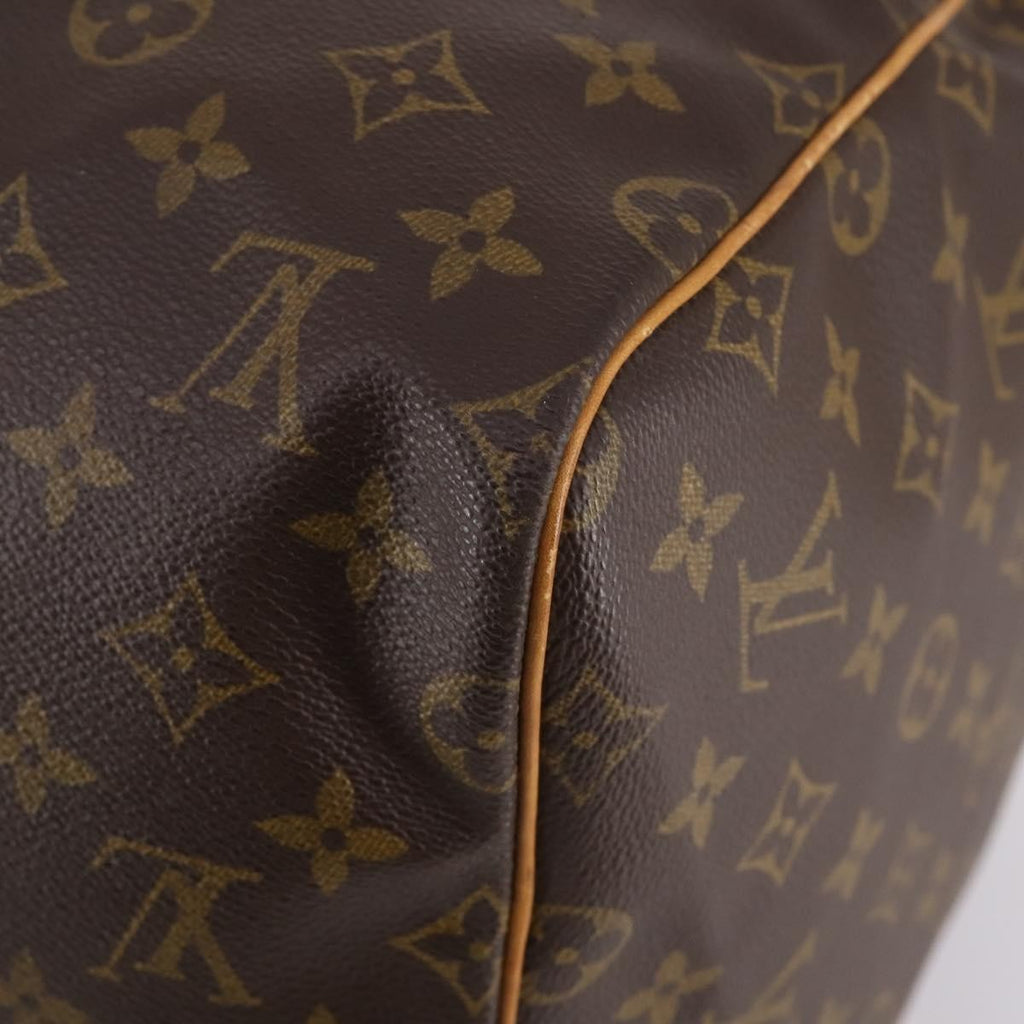 Louis Vuitton Keepall Bag Monogram Canvas Brown Canvas Travel Bag Bag (Pre-Owned)